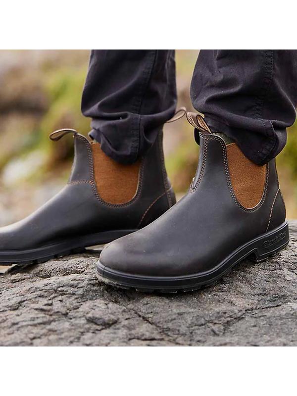 Blundstone 2501 Originals Chelsea Boots - Brown Leather with Toffee Elastic Image 3