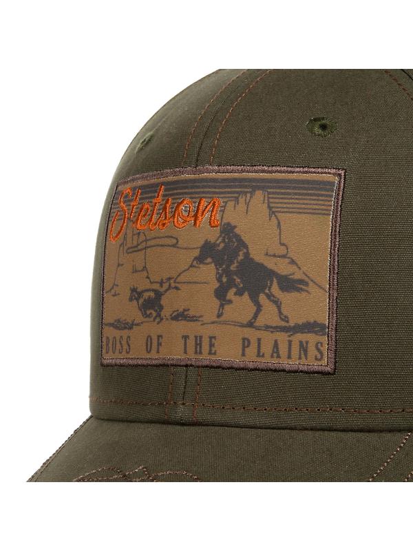 Stetson Boss of the Plains Baseball Cap - Olive Image 5