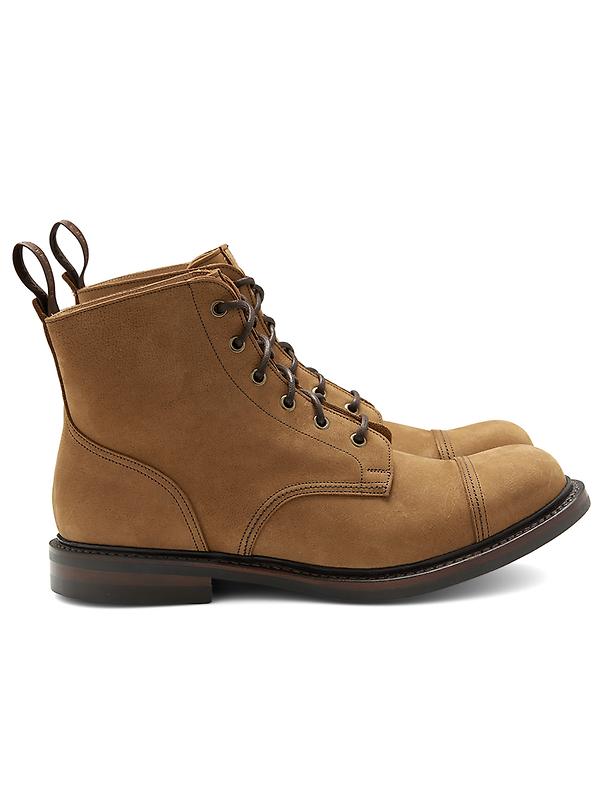 Cheaney Men's Hurricane II R Derby Boots - Biscuit Kudu Nubuck Image 2