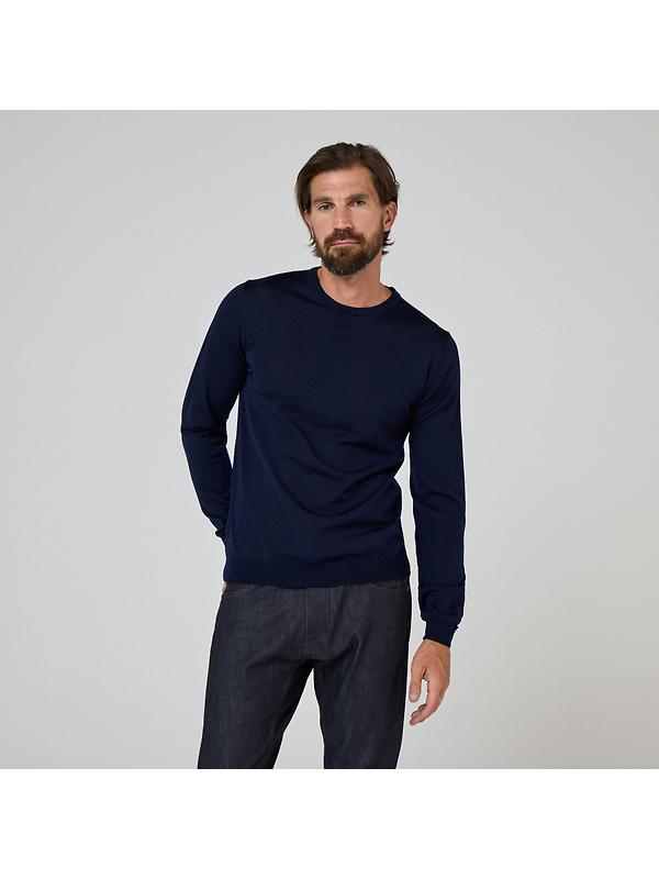 Oliver Sweeney Men's Camber Jumper - Navy Image 2
