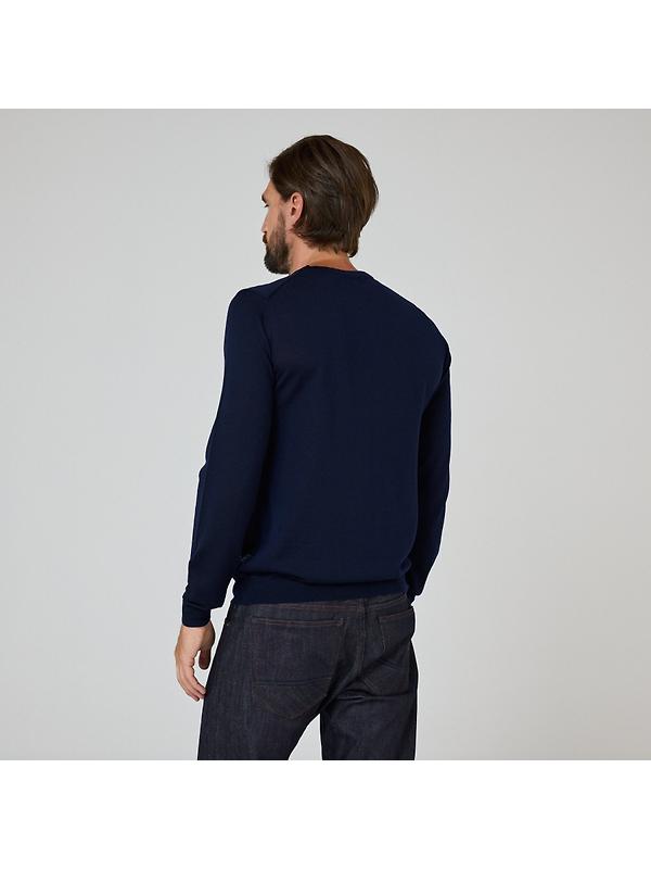 Oliver Sweeney Men's Camber Jumper - Navy Image 4