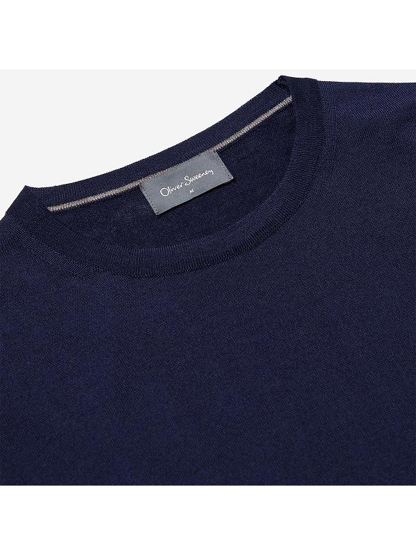 Oliver Sweeney Men's Camber Jumper - Navy Image 6