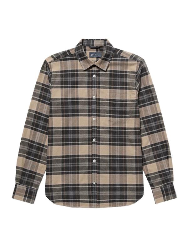 Product image of Oliver Sweeney Men's Censo Shirt - Camel/Navy