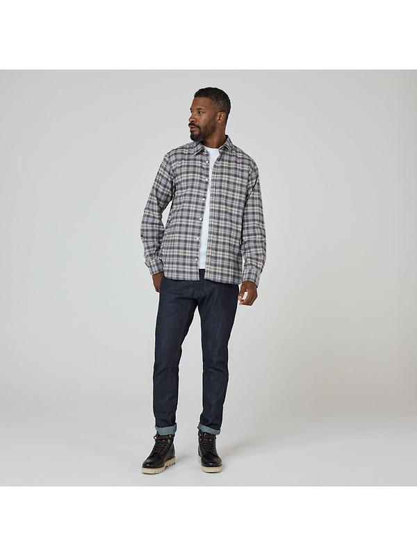 Oliver Sweeney Men's Censo Shirt - Navy/Grey Image 5
