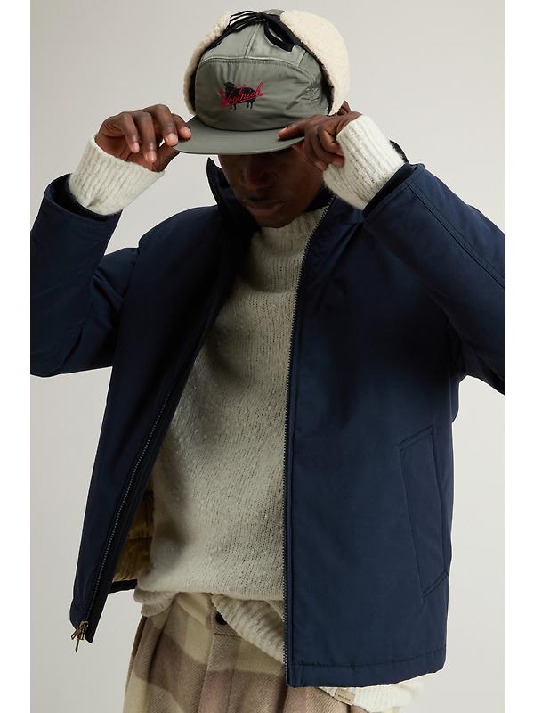 Woolrich Men's Mountain Cloth Pacific Jacket - Melton Blue Image 5