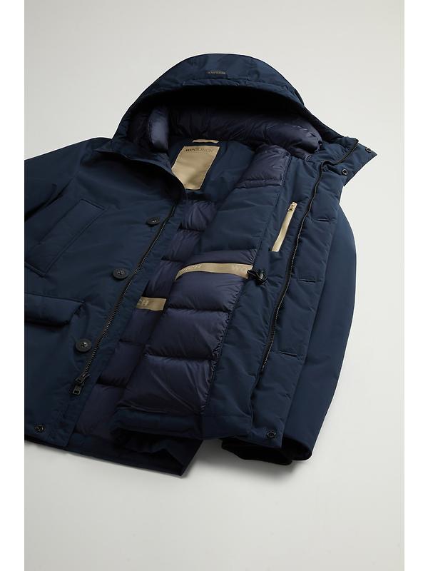 Woolrich Men's Cloud Arctic Parka - Melton Blue Image 9