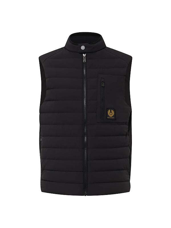 Belstaff Men's Lightweight Stretch Down Chassis Gilet - Black Image 1