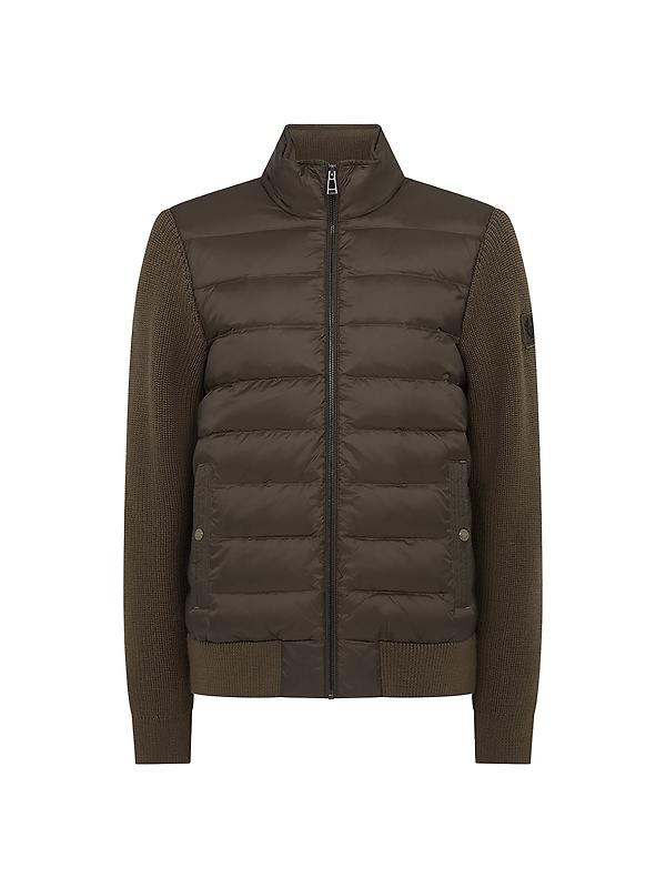 Belstaff Men's Lightweight Nylon Circuiteer Cardigan - Major Brown Image 1