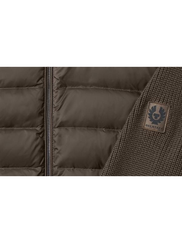 Belstaff Men's Lightweight Nylon Circuiteer Cardigan - Major Brown Image 3