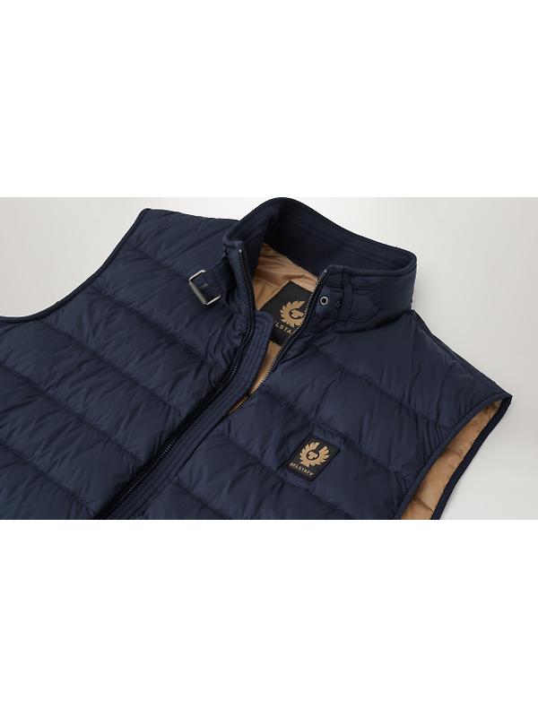 Belstaff Men's Down Filled Nylon Circuit Gilet - Dark Ink Image 2