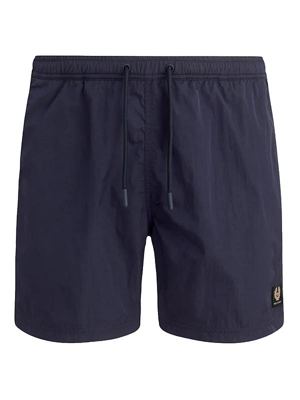 Belstaff Men's Tiller Cloth Clipper Swim Shorts - Dark Ink Product Image