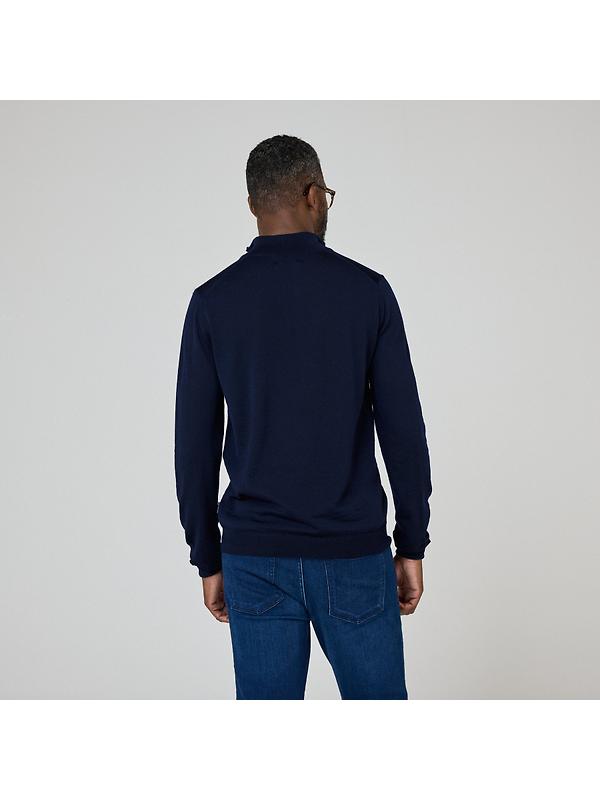 Oliver Sweeney Men's Curragh Jumper - Navy Image 4
