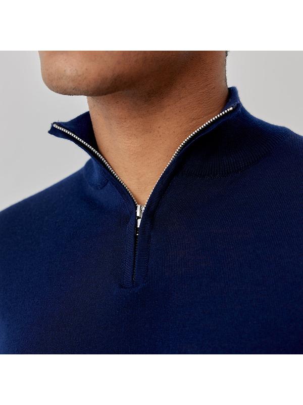 Oliver Sweeney Men's Curragh Jumper - Navy Image 6