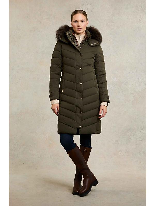 Holland Cooper Women's Chamonix Coat - Khaki Image 3