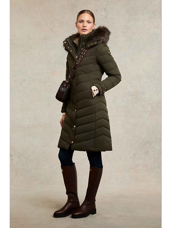 Holland Cooper Women's Chamonix Coat - Khaki Image 5
