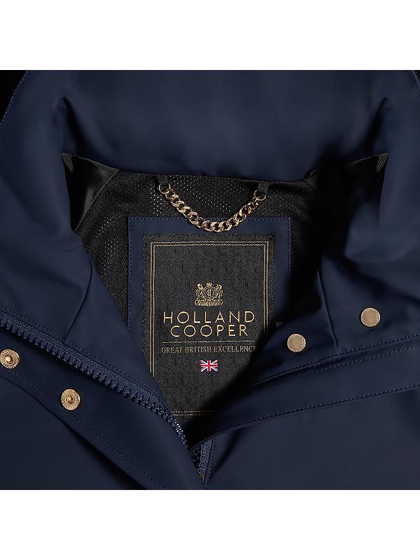 Holland Cooper Women's Chartwell Rain Parka - Ink Navy Image 8