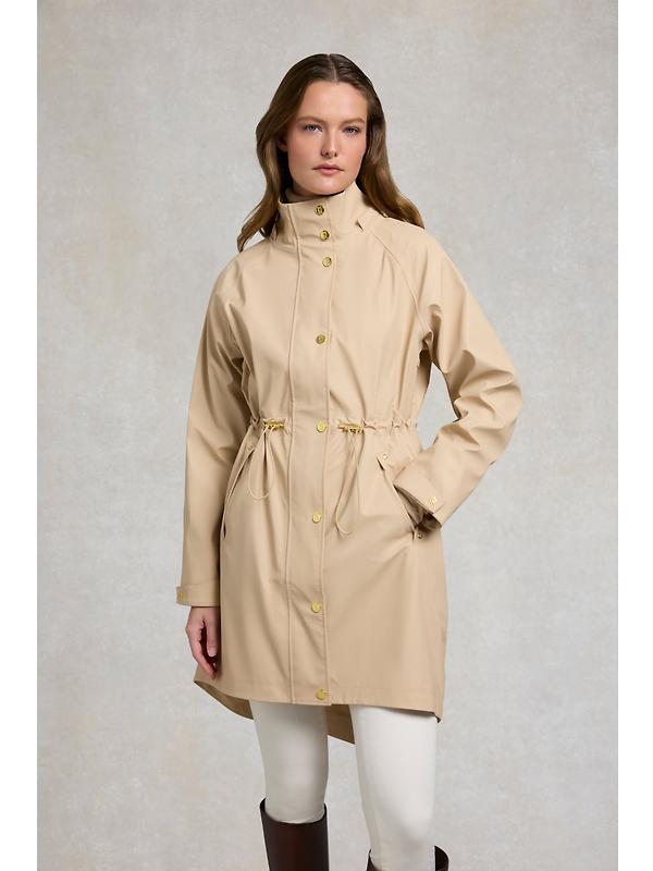 Holland Cooper Women's Chartwell Rain Parka - Sand Image 3