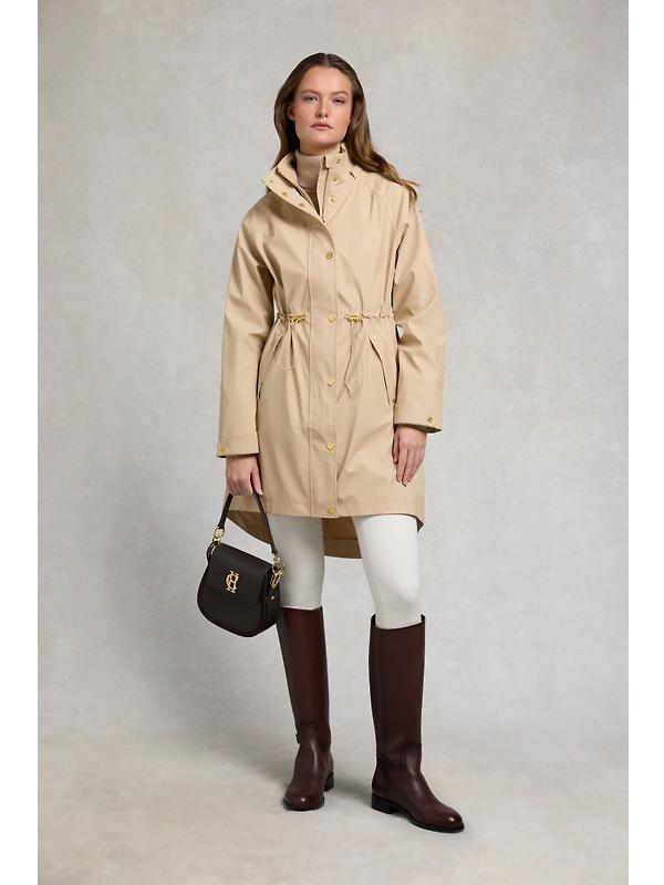 Holland Cooper Women's Chartwell Rain Parka - Sand Image 5