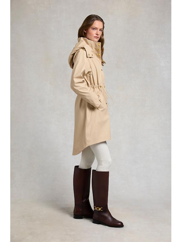 Holland Cooper Women's Chartwell Rain Parka - Sand Image 6
