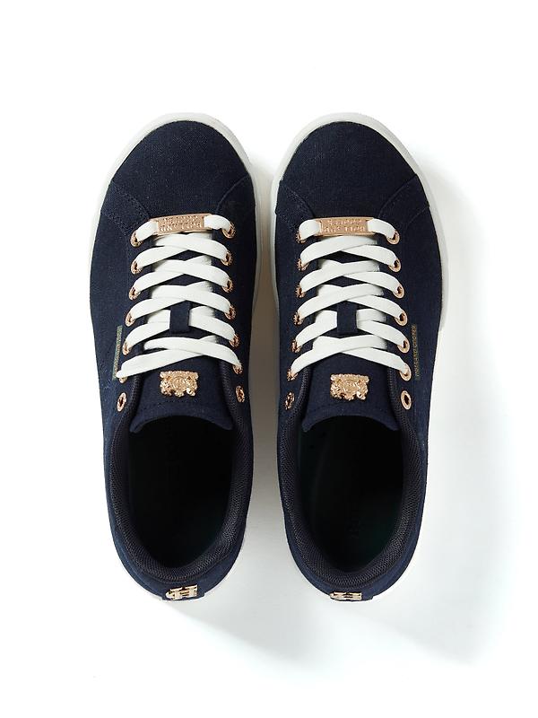 Holland Cooper Women's Chelsea Court Trainers - Ink Navy Image 9