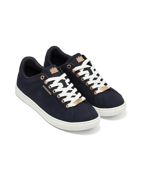 Holland Cooper Women's Chelsea Court Trainers - Ink Navy Image 5
