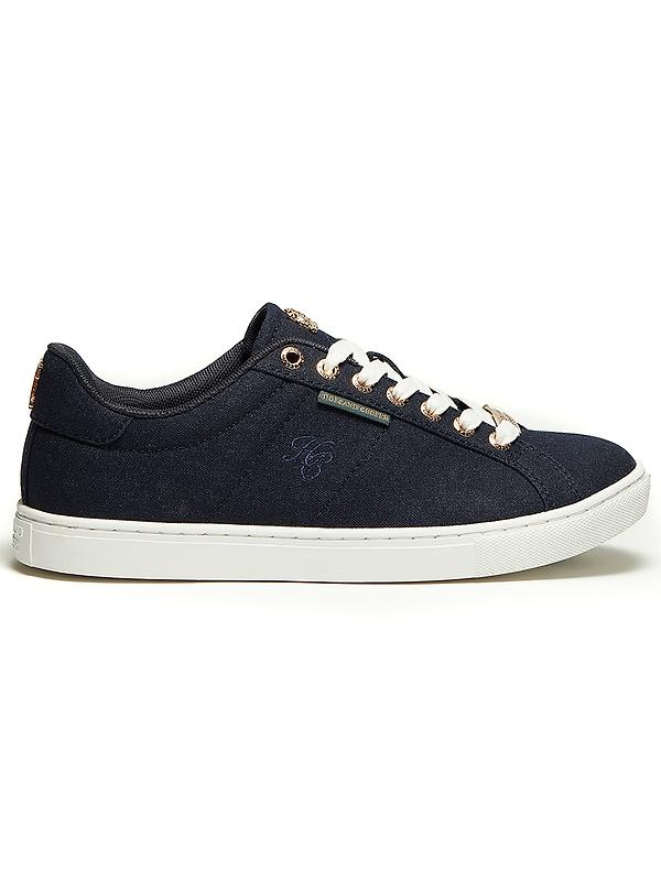 Holland Cooper Women's Chelsea Court Trainers - Ink Navy Image 1
