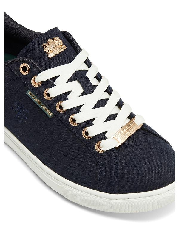 Holland Cooper Women's Chelsea Court Trainers - Ink Navy Image 12