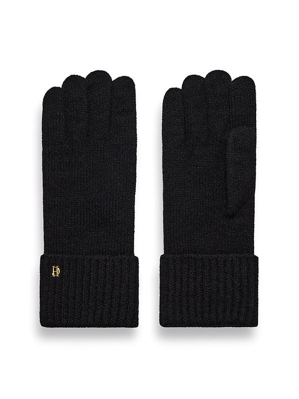 Holland Cooper Women's Classic Logo Gloves - Black Image 1