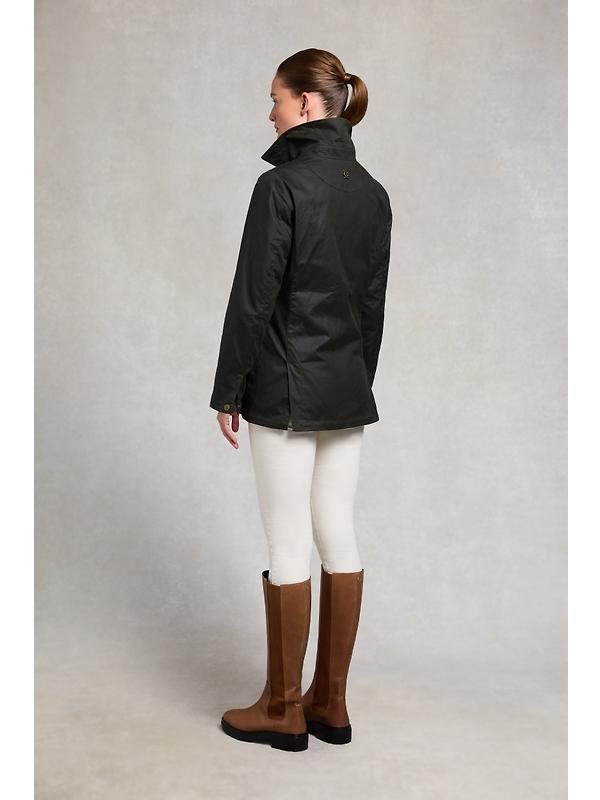 Holland Cooper Women's Classic Waxed Jacket - Dark Olive Image 6