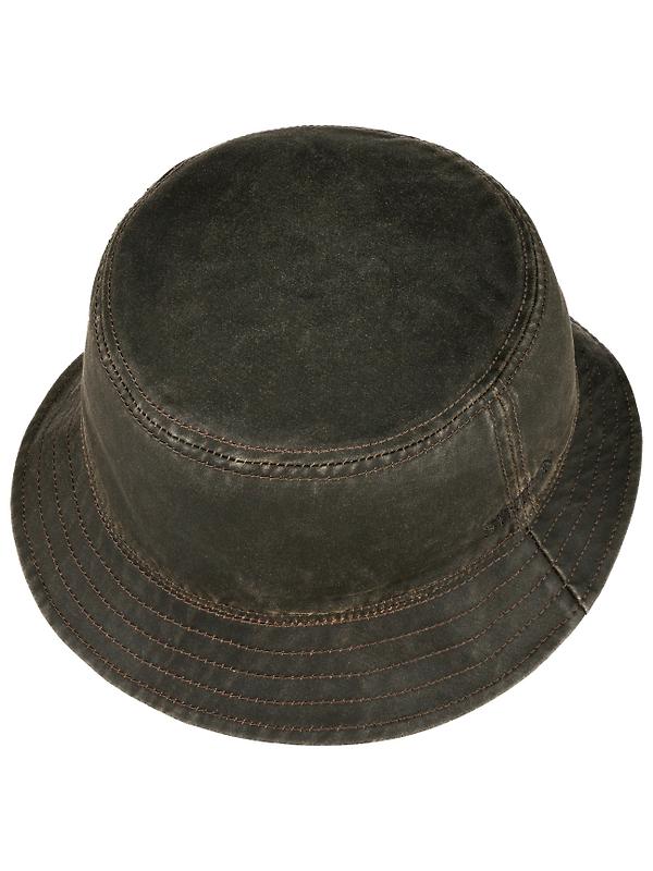 Stetson Cloth Bucket Hat with Ear Flaps - Brown Image 2