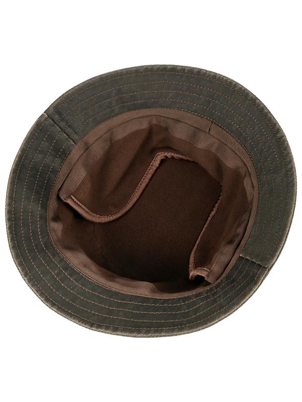 Stetson Cloth Bucket Hat with Ear Flaps - Brown Image 3