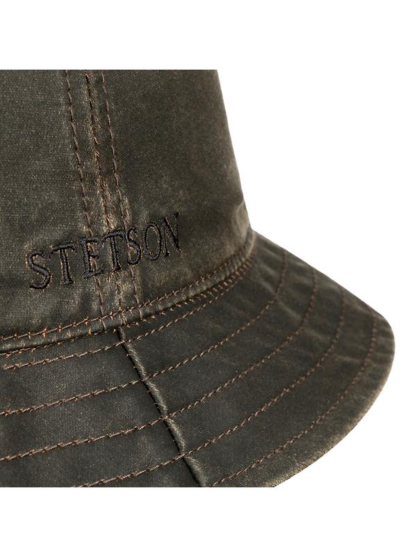 Stetson Cloth Bucket Hat with Ear Flaps - Brown Image 5