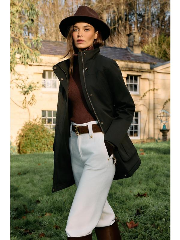 Holland Cooper Women's Bramwell Country Coat - Khaki Image 2