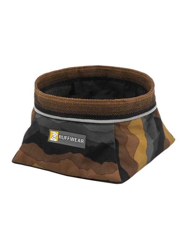 RUFFWEAR Quencher Packable Dog Bowl - Moonlight Mountains (Medium) Image 1