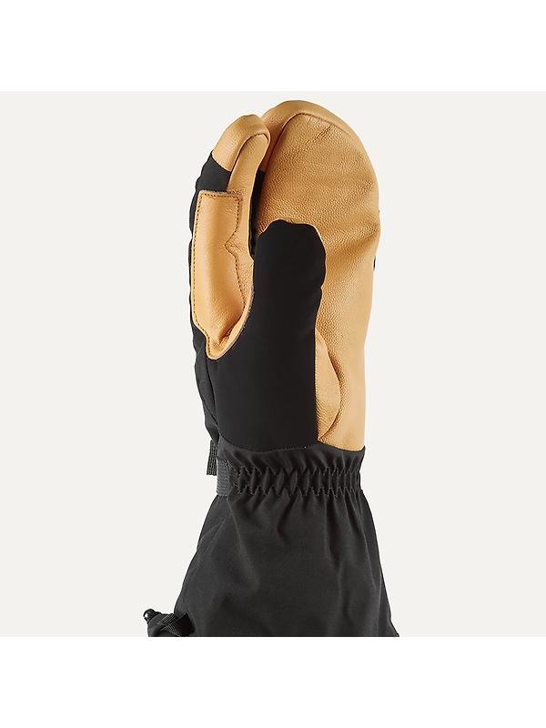Sealskinz Congham Waterproof Thermal Ski Split Finger Mittens - Black Image 2