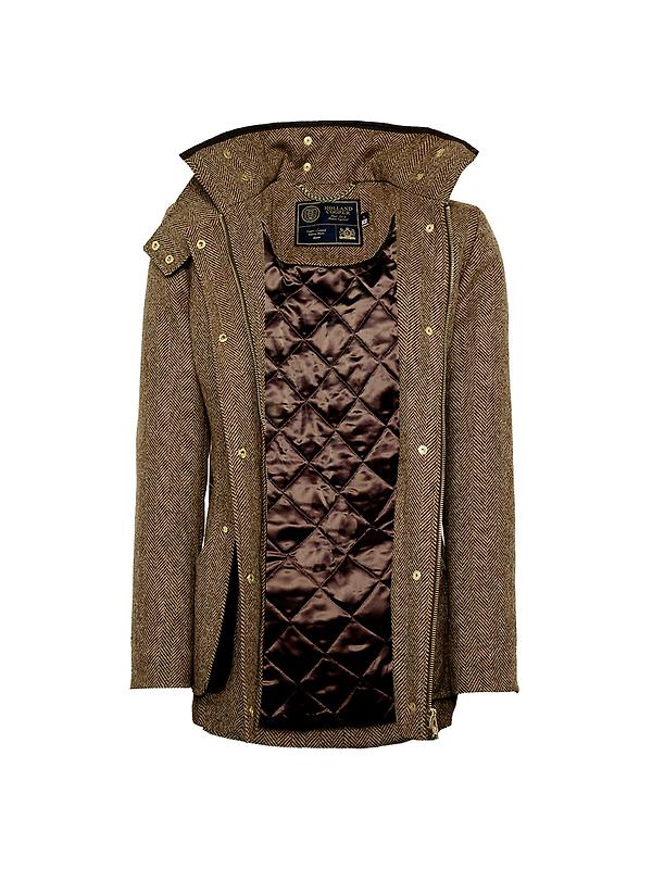 Holland Cooper Women's Country Classic Jacket - Large Scale Brown Herringbone Image 9