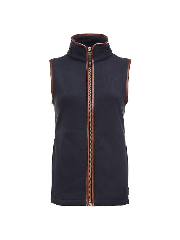 Holland Cooper Women's Country Fleece Gilet - Ink Navy Image 1