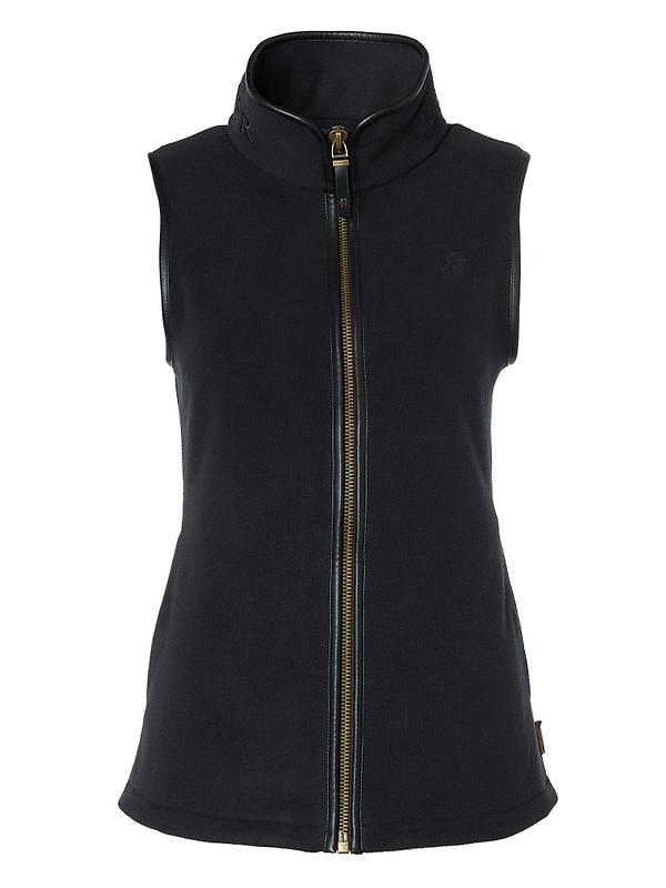 Holland Cooper Women's Country Fleece Gilet - Black Image 1