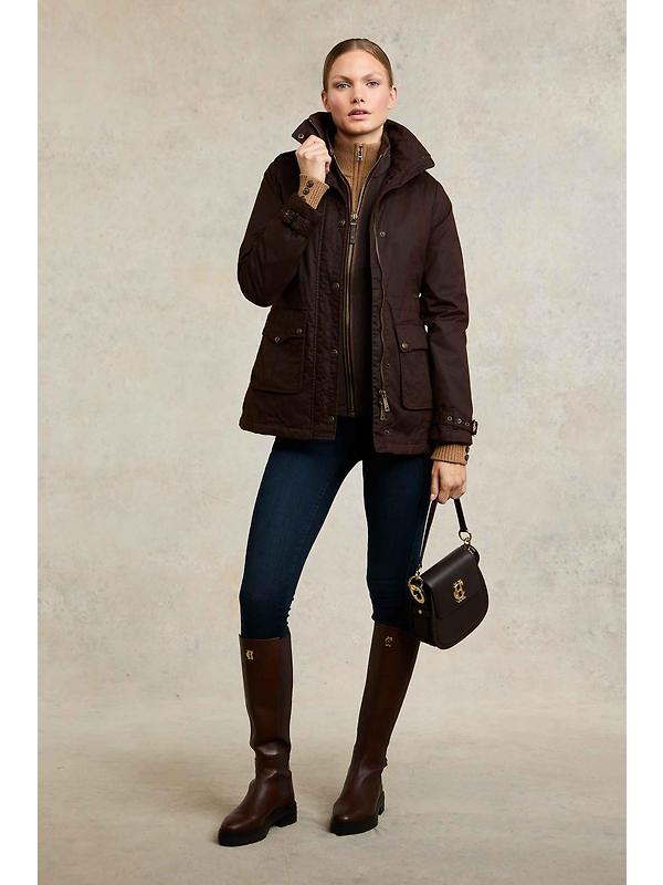 Holland Cooper Women's Country Fleece Gilet - Chocolate Image 4