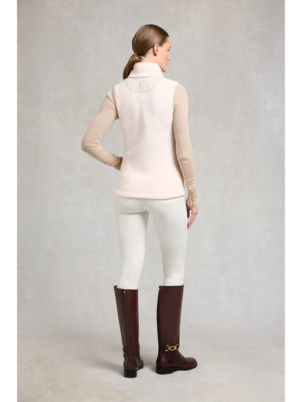 Holland Cooper Women's Country Fleece Gilet - Palest Pink Image 5