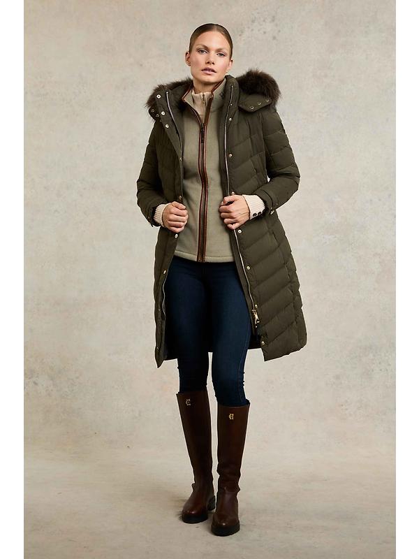Holland Cooper Women's Chamonix Coat - Khaki Image 7