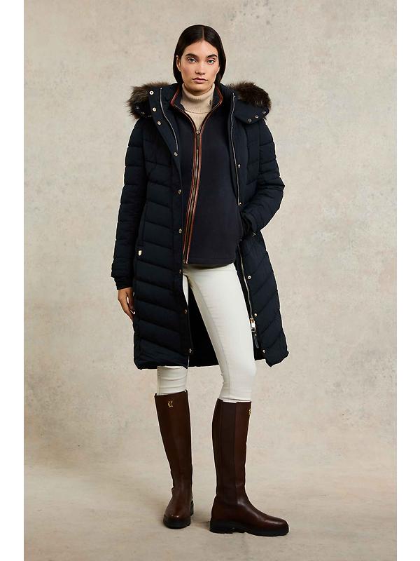 Holland Cooper Women's Country Fleece Gilet - Ink Navy Image 3