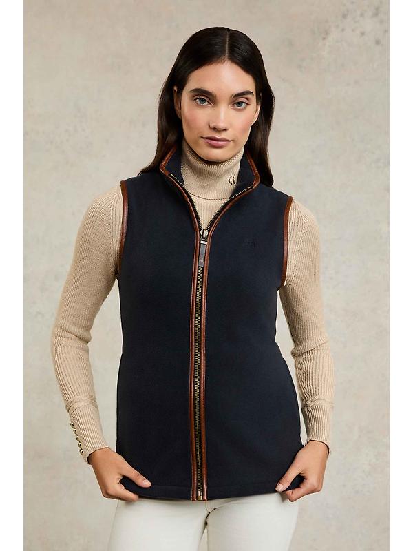 Holland Cooper Women's Country Fleece Gilet - Ink Navy Image 6