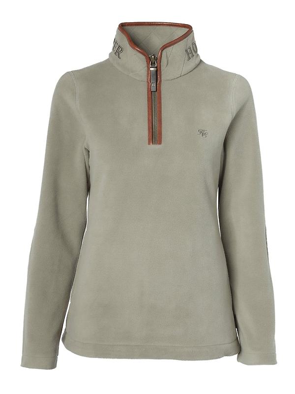 Product image of Holland Cooper Women's Country Fleece Quarter Zip -Sage