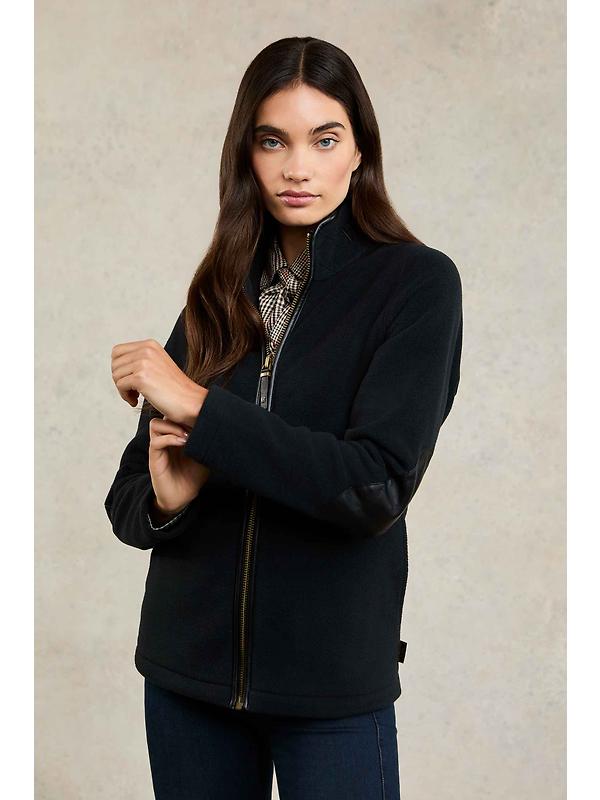 Holland Cooper Women's Country Fleece Jacket - Black Image 4