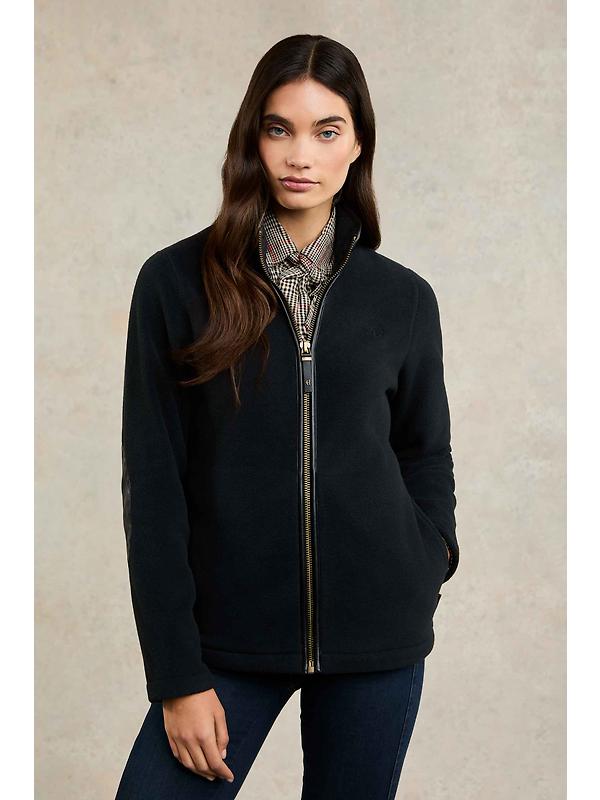 Holland Cooper Women's Country Fleece Jacket - Black Image 3