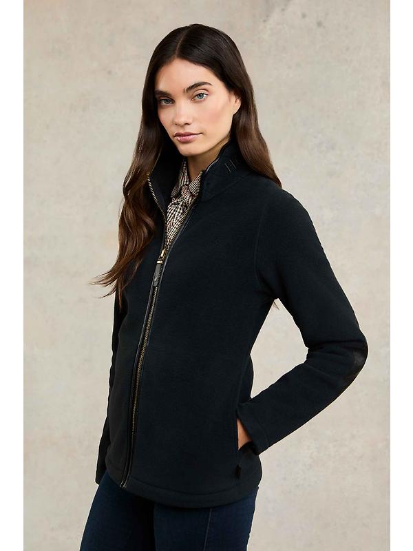 Holland Cooper Women's Country Fleece Jacket - Black Image 5