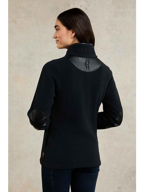 Holland Cooper Women's Country Fleece Jacket - Black Image 6