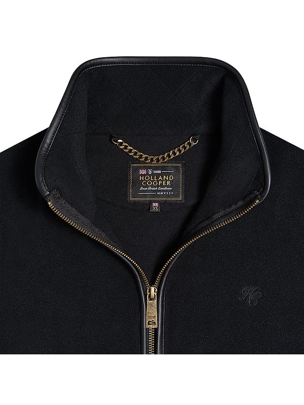Holland Cooper Women's Country Longline Fleece - Black Image 6