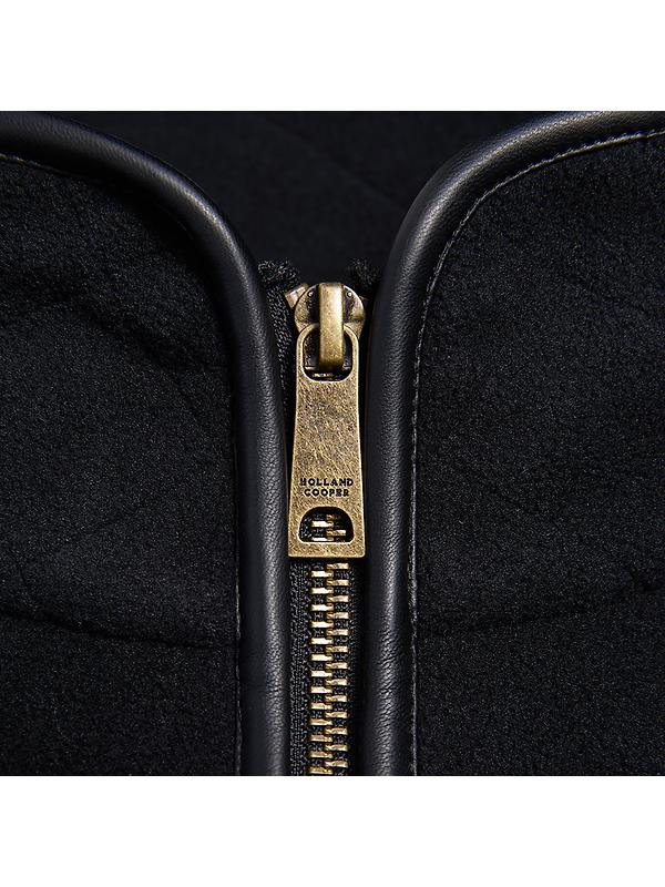 Holland Cooper Women's Country Longline Fleece - Black Image 8